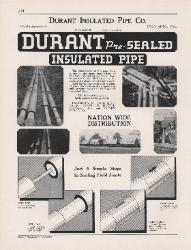 1944 Durant Insulated Pipe Company ASBESTOS