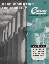 1948 The Philip Carey Manufacturing Company ASBESTOS