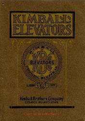 1921 Kimball Brothers Company Elevators