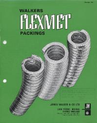 1969 James Walker & Co. Ltd.  Catalog ASBESTOS FLEXMET