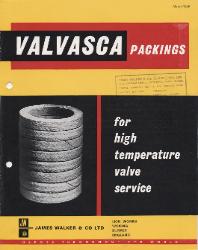 1968 James Walker & Co. Ltd.  Catalog ASBESTOS VALVASCA